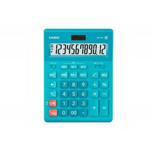 KALKULATOR CASIO GR-12 LB JASNY NIEBIESKI
