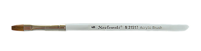 N31517 nr 2 płaski do akrylu lub żelu