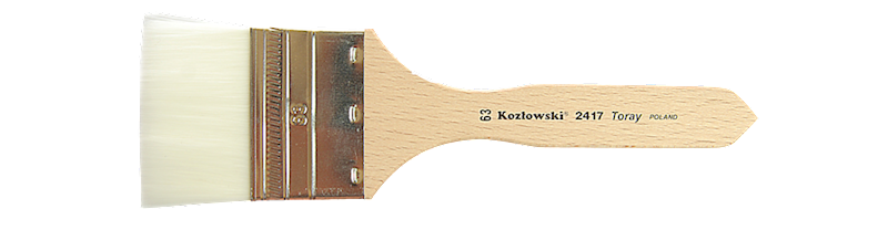 2417 szeroki nylon biały 1,5" (36mm)