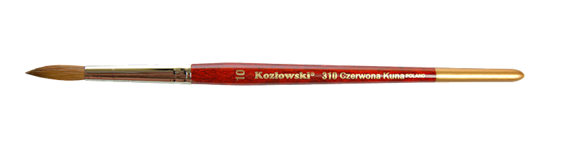 310 nr 3/0 stożkowy czerwona kuna