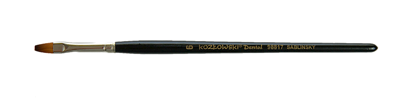D98817 nr 2 płaski z włosia Sablinsky