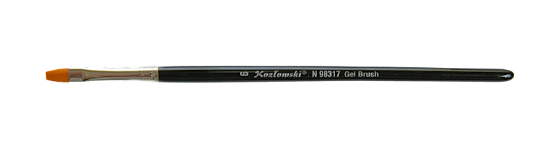 N98317 nr 8 płaski nylonowy do żelu