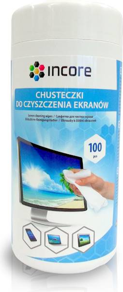 CHUSTECZKI NAWILŻONE DO EKRANÓW INCORE