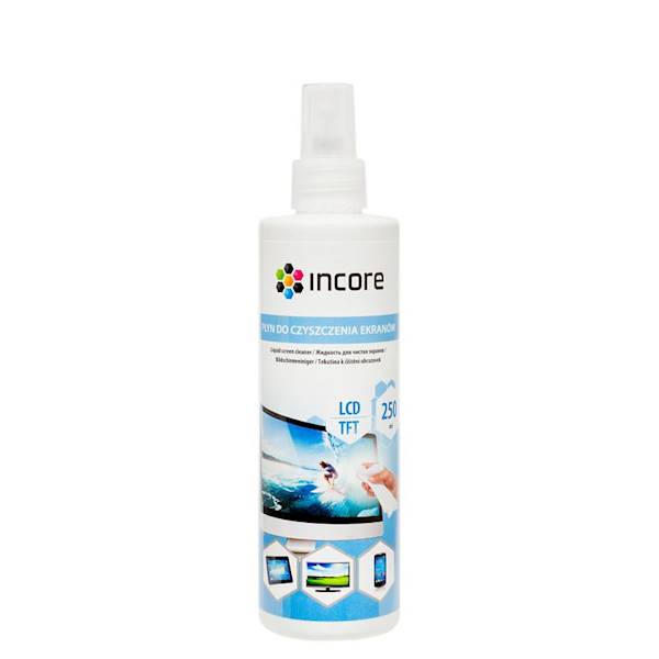 PŁYN DO CZYSZCZENIA EKRANÓW INCORE 250 ML