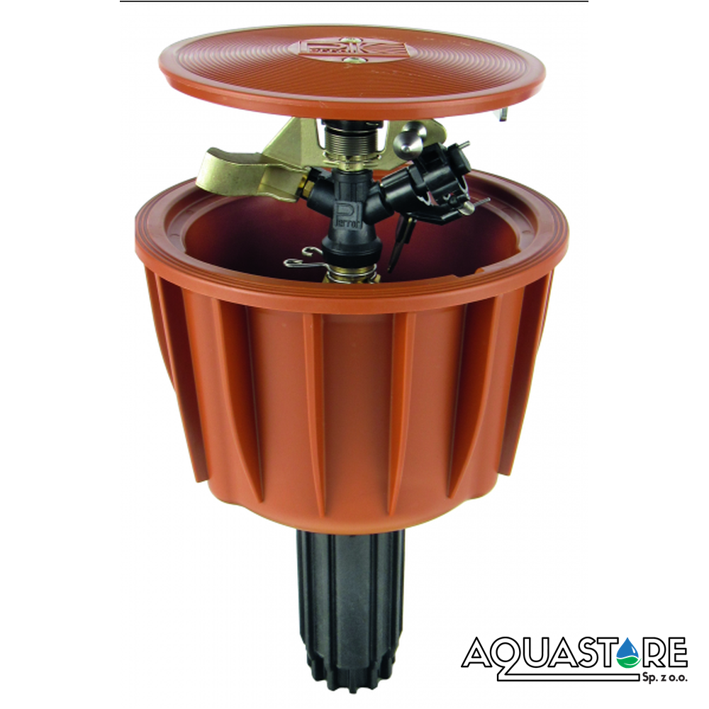 PERROT Triton-S WT 4,0  zraszacz wynurzalny szybkoobrotowy brąz / Korty tenisowe 