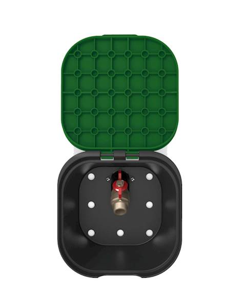 BERGO Studzienka z zaworem kulowym 3/4" Zielona