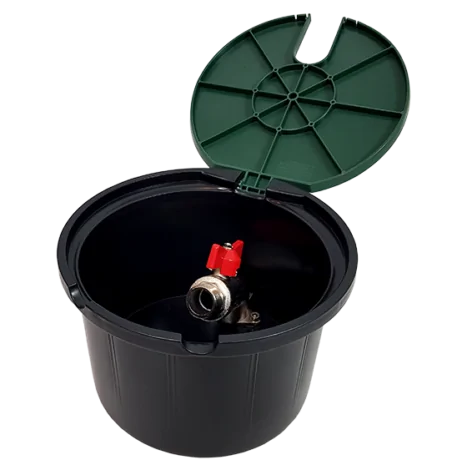 AQUABIN Studzienka POBORU WODY  z zaw.3/4" Zielona 