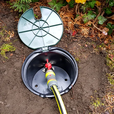 AQUABIN Studzienka POBORU WODY  z zaw.3/4" Zielona 
