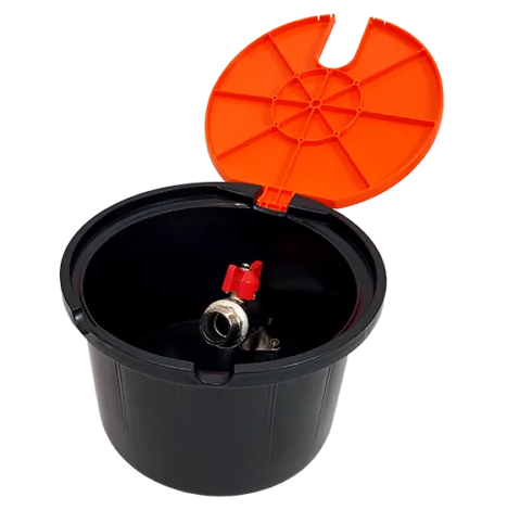 AQUABIN Studzienka POBORU WODY z zaw.3/4" Pomarańczowa