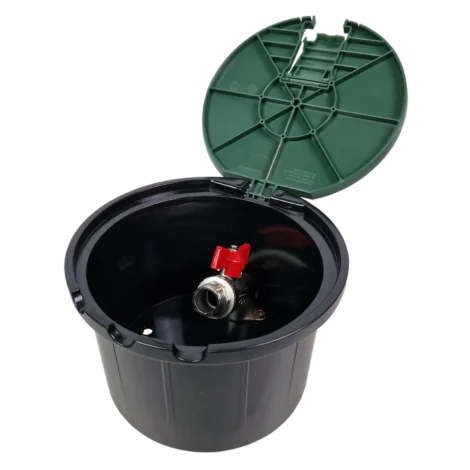 AQUABIN Studzienka POBORU WODY z zaw.3/4" Zielona PEŁNA