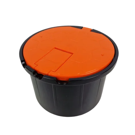 AQUABIN Studzienka POBORU WODY z zaw.3/4" Pomarańczowa PEŁNA