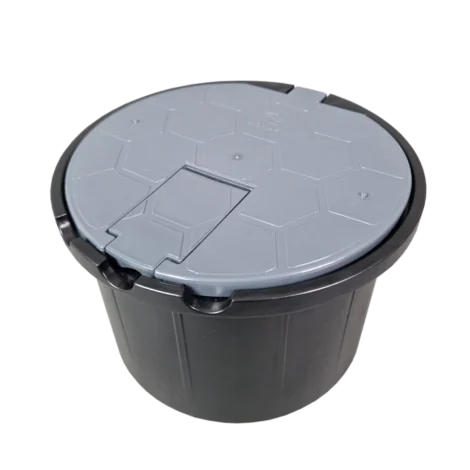 AQUABIN Studzienka POBORU WODY z zaw.3/4" Szara PEŁNA