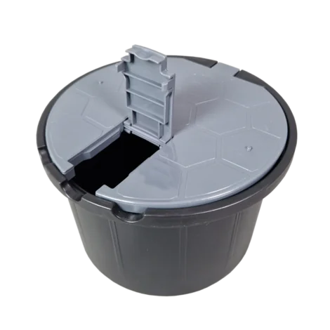 AQUABIN Studzienka POBORU WODY z zaw.3/4" Szara PEŁNA