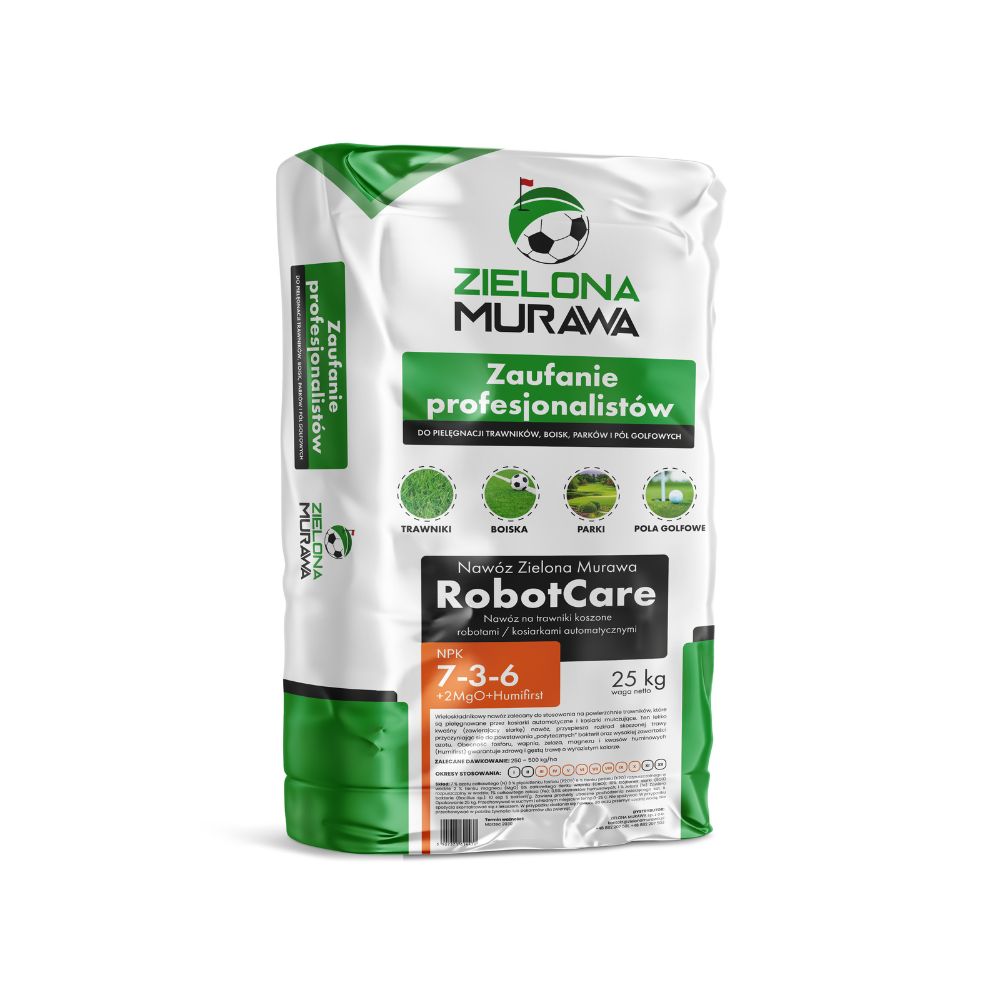 Zielona Murawa RobotCare +HF (NPK 7-3-6 +2MgO) 25 kg
