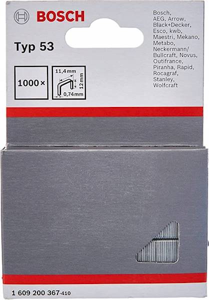 ZSZYWKI BOSCH TYP53 12MM 1000PC