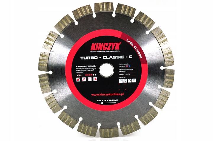 TARCZA TURBO CLASSIC-C 230X15X22,23