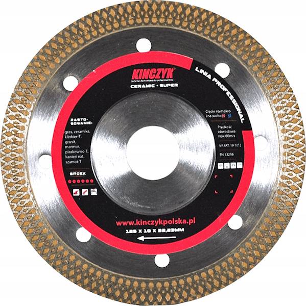 TARCZA CERAMIC-SUPER 250X10X25,4/22.23 PROFESJONAL
