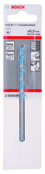 WIERTŁO CYL-9 6,5x100mm