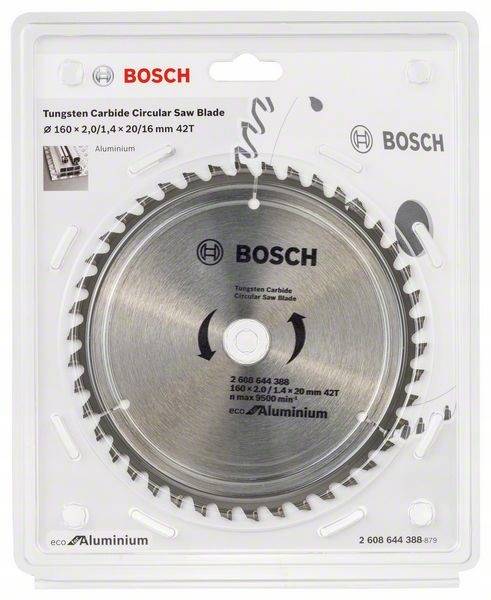 TARCZA PILARSKA ALU 160X2,0/1,4X20 42T BOSCH