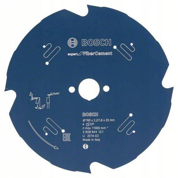 TARCZA DO PŁYT WIÓROWYCH 160x2,2x20 4T