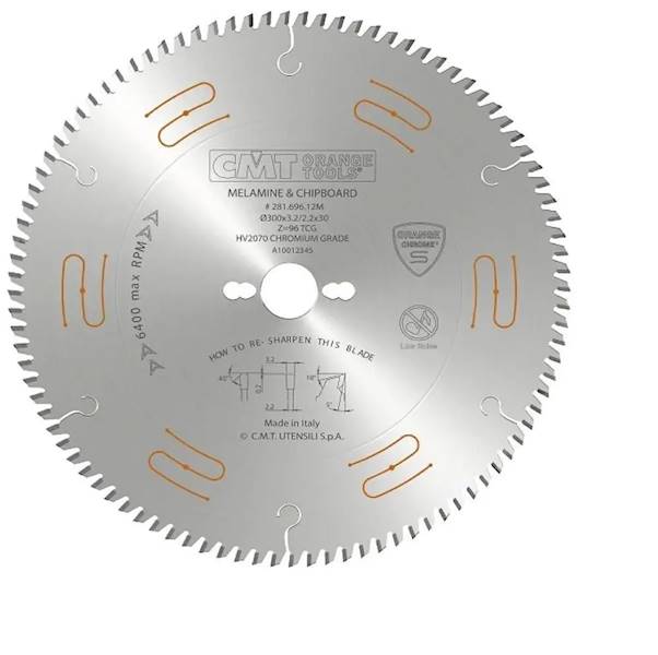 CMT Piła tarczowa HM do laminatu 300x30x3,2mm 96Z