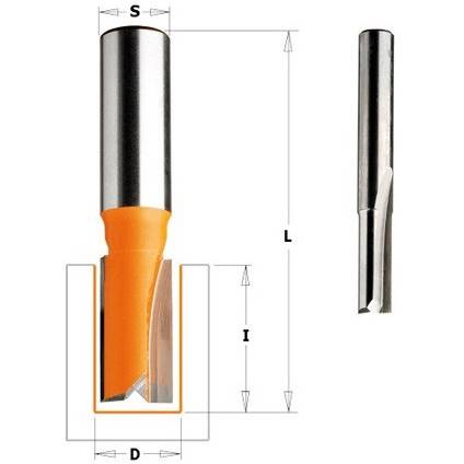 CMT Frez prosty HM D=6 / I=16 / L=50 / S=8