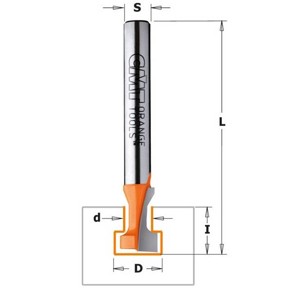 CMT Frez pod zamki D=9,5 d=4,8 S=8