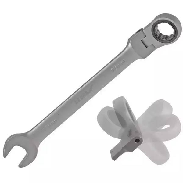 KLUCZ PŁ.OCZK.10MM Z GRZECHOTKĄ I PRZEGUBEM