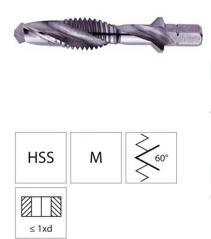 Gwintownik / BIT M6 HSS FORMAT