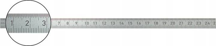 FORMAT Liniał stalowy INOX 300x13mm