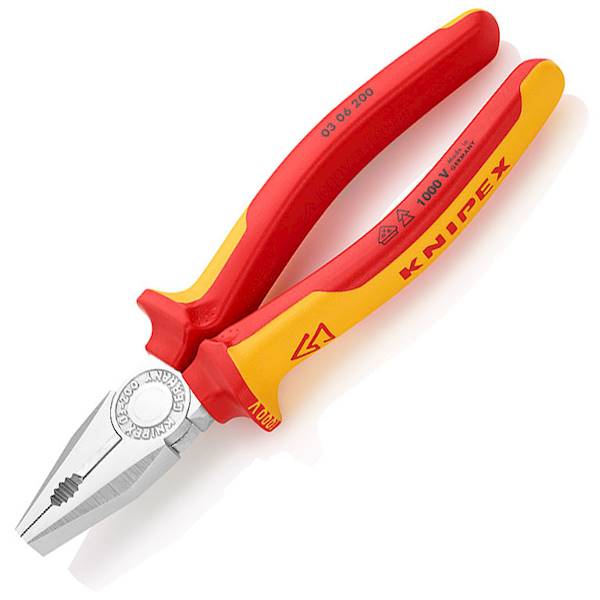 KNIPEX 03 06 200 Kombinerki uniwersalne VDE 200mm