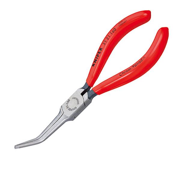 KNIPEX 31 21 160 Szczypce igłowe, wygięte 160mm