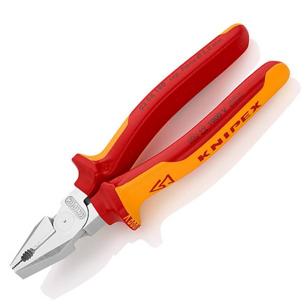 KNIPEX 02 06 180 Kombinerki uniwersalne VDE 180mm
