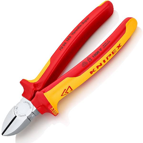 KNIPEX 70 06 180 Szczypce tnące boczne VDE 180mm