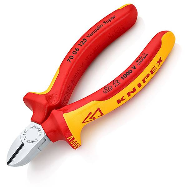 KNIPEX 70 06 125 Szczypce tnące boczne VDE 125mm 