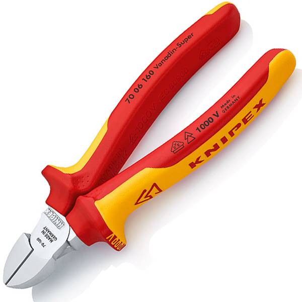 KNIPEX 70 06 160 Szczypce tnące boczne VDE 160mm