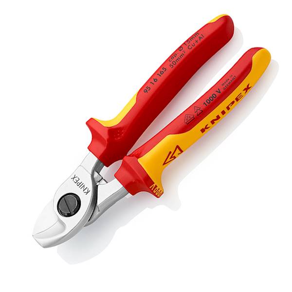 KNIPEX 95 16 165 Nożyce do cięcia kabli VDE 165mm