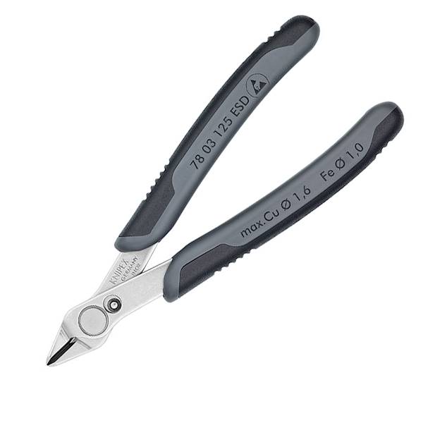 KNIPEX 78 03 125 ESD Szczypce tnące boczne 125mm