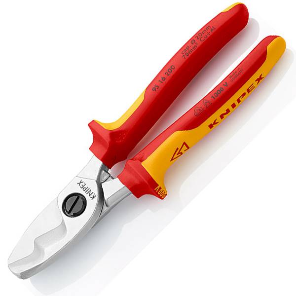 KNIPEX 95 16 200 Nożyce do cięcia kabli VDE 200mm