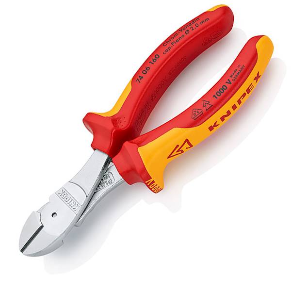 KNIPEX 74 06 160 Szczypce tnące boczne VDE 160mm