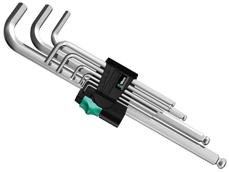 Klucze imbusowe "L" HEX-Plus 1,5-10mm WERA 950/9