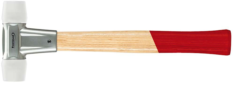 MŁOTEK MIĘKKI NYLON 40mm TRZONEK Z JESIONU FORMAT