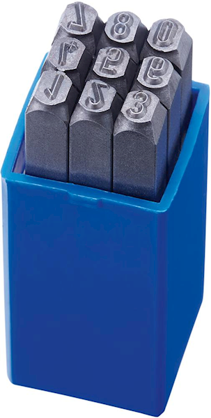 Znaczniki numeryczne 2mm cyfry 0-9 FORMAT 