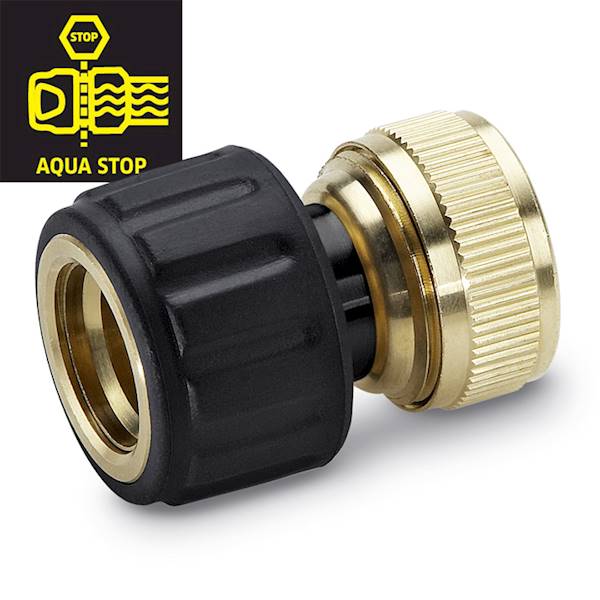 Mosiężna złączka AQUASTOP na wąż 3/4" KARCHER