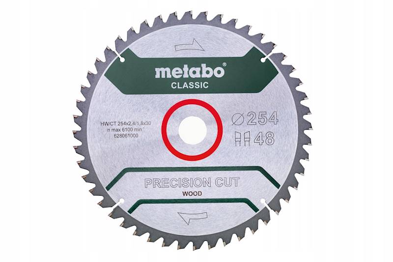 Piła tarczowa 254x30mm 48Z WZ METABO