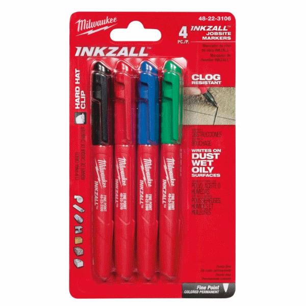 4 MARKERY MILWAUKEE KOLOR