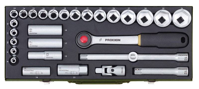 PROXXON 23000 Zestaw kluczy nasadowych 1/2''