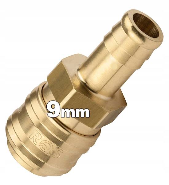 SZYBKOZŁĄCZE WĄŻ 9mm 26KA