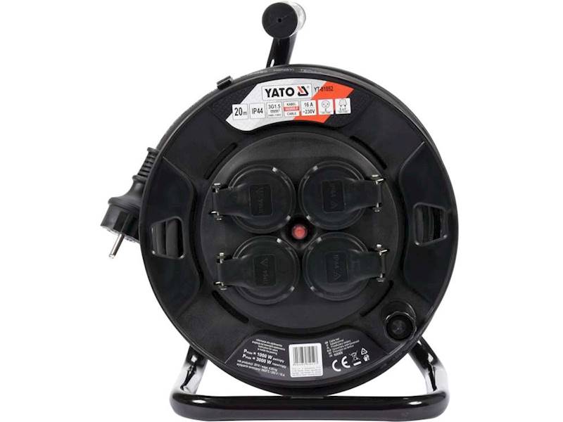PRZEDŁUŻACZ BĘBNOWY 20m 3x1,5mm YT-81052 YATO