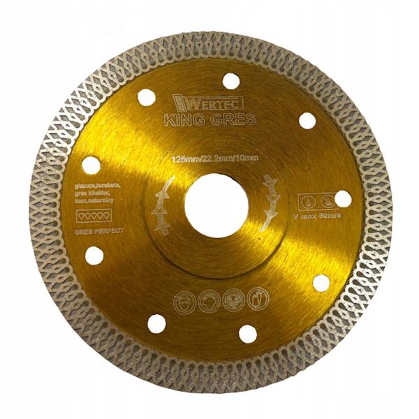 TARCZA DIAM.KING GRES125x22,23x10mm